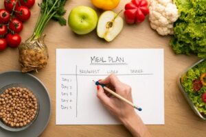 5 pasos para planificar un Menú Saludable Semanal